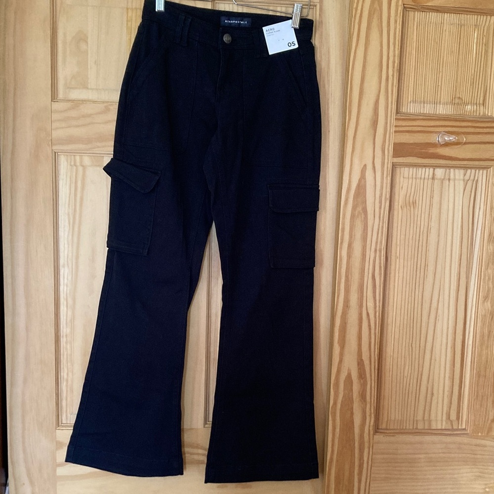 Aeropostale Black Cargo Flare